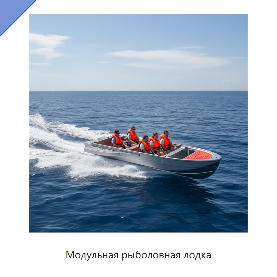 Модульная рыболовная лодка — Специальное подъемно-транспортное оборудование