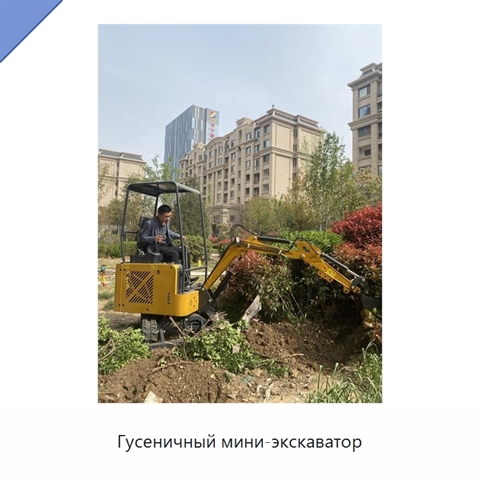 Гусеничный мини-экскаватор