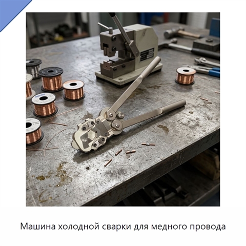 Машина холодной сварки для медного провода