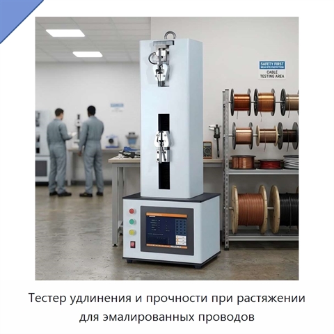 Тестер удлинения и прочности при растяжении для эмалированных проводов