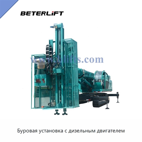 Буровая установка с дизельным двигателем