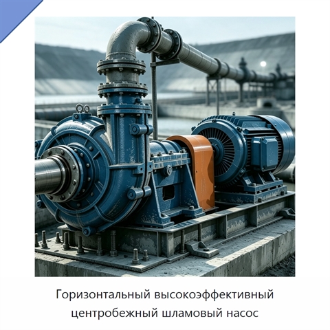 Горизонтальный высокоэффективный центробежный шламовый насос