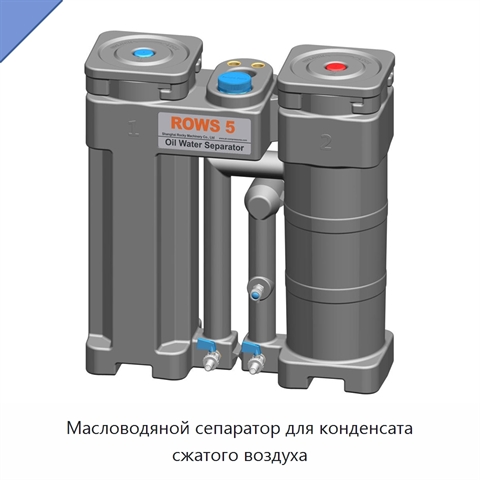 Масловодяной сепаратор для конденсата сжатого воздуха