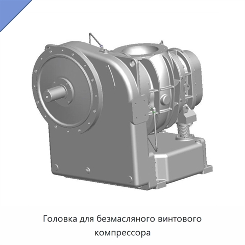 Головка для безмасляного винтового компрессора
