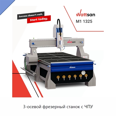 3-осевой фрезерный станок с ЧПУ