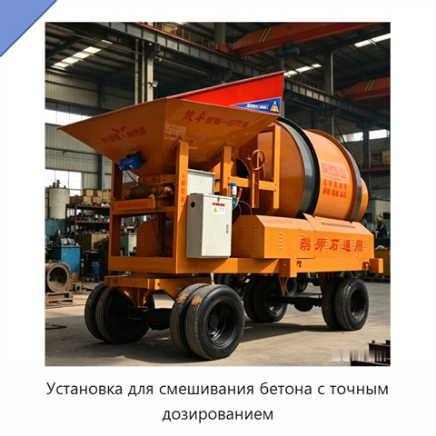 Установка для смешивания бетона с точным дозированием