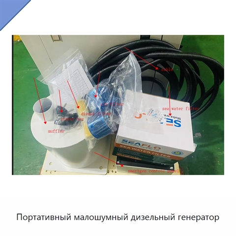 Портативный малошумный дизельный генератор