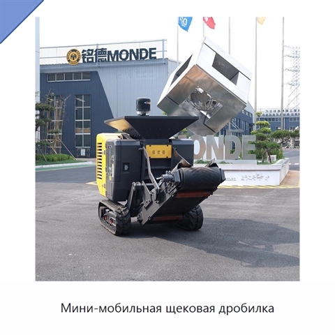 Мини-мобильная щековая дробилка