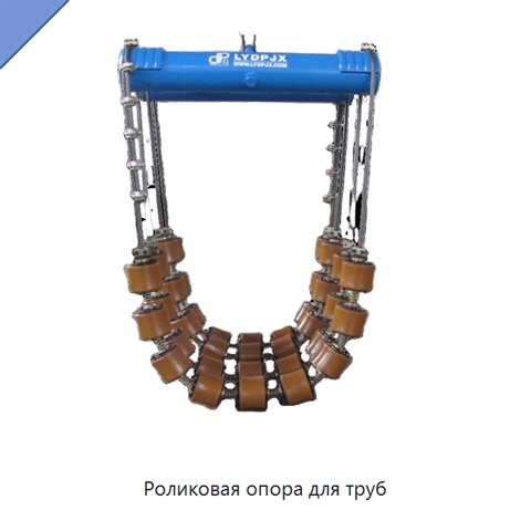 Роликовая опора для труб
