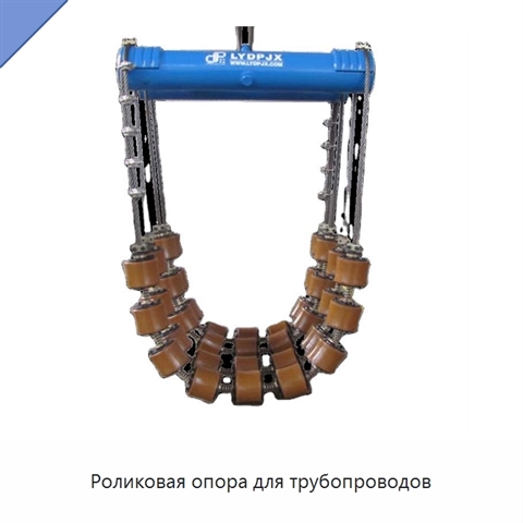 Роликовая опора для трубопроводов