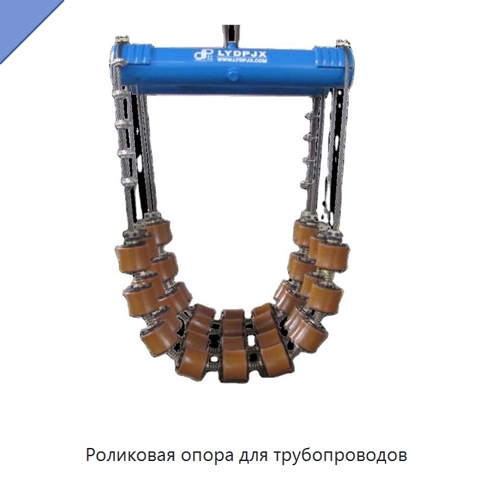 Роликовая опора для трубопроводов — Специальная строительная техника