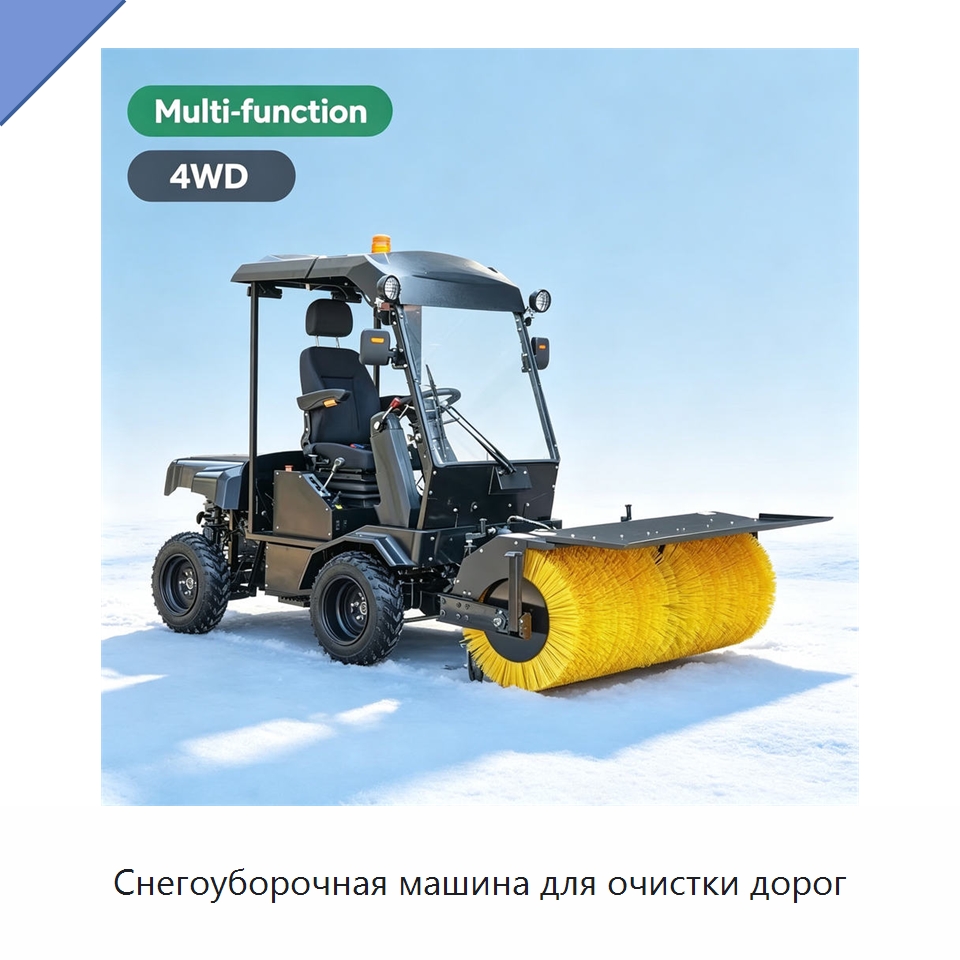 Снегоуборочная машина для очистки дорог — Коммунальная техника