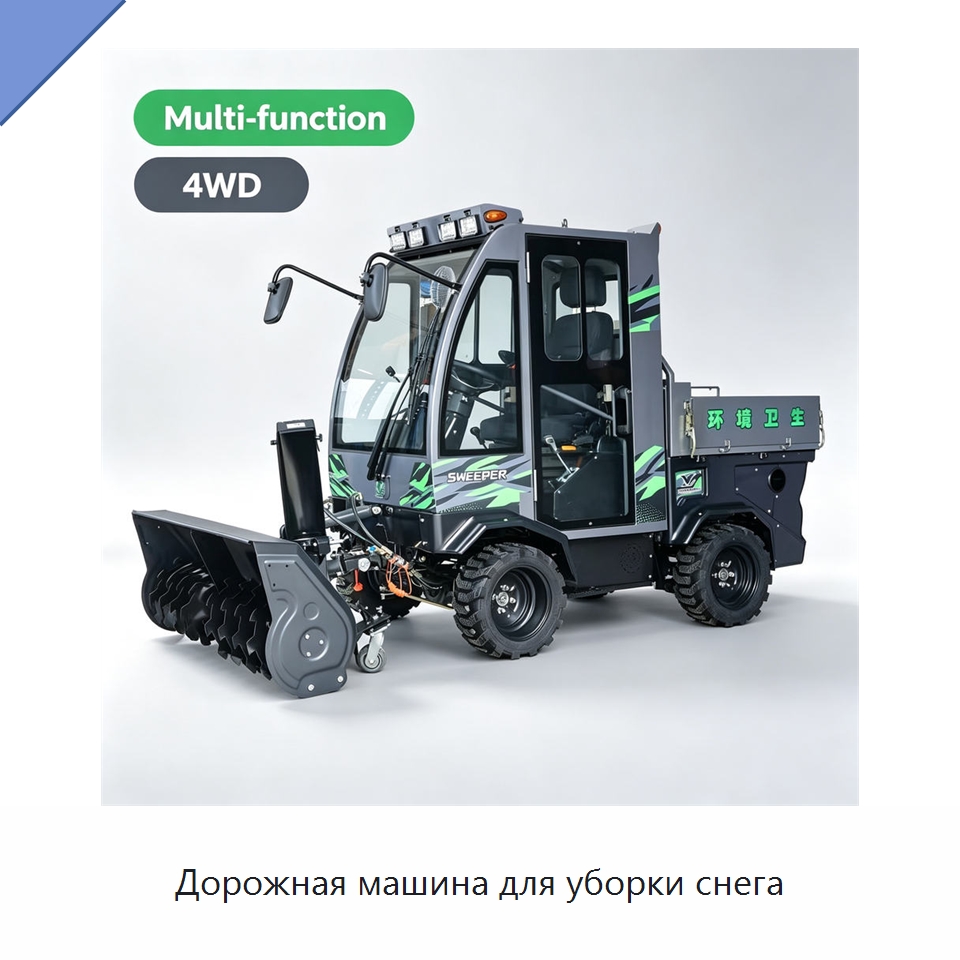 Дорожная машина для уборки снега — Коммунальная техника