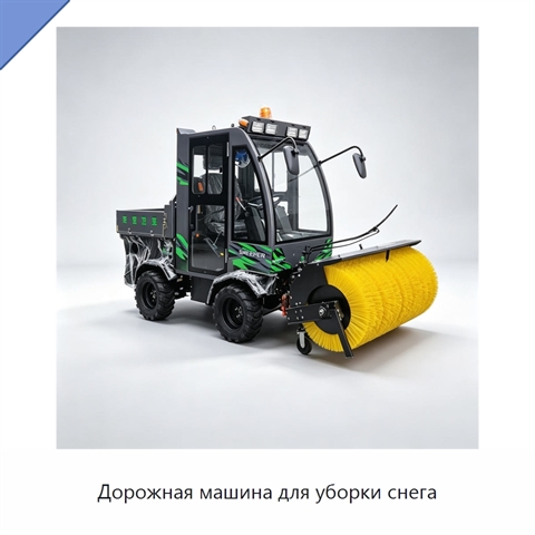 Дорожная машина для уборки снега