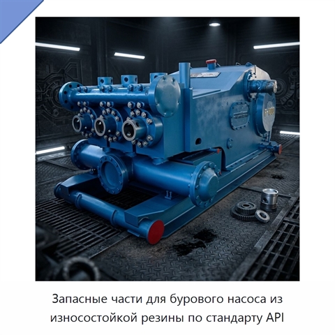 Запасные части для бурового насоса из износостойкой резины по стандарту API