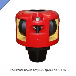 Роликовая втулка ведущей трубы по API 7K