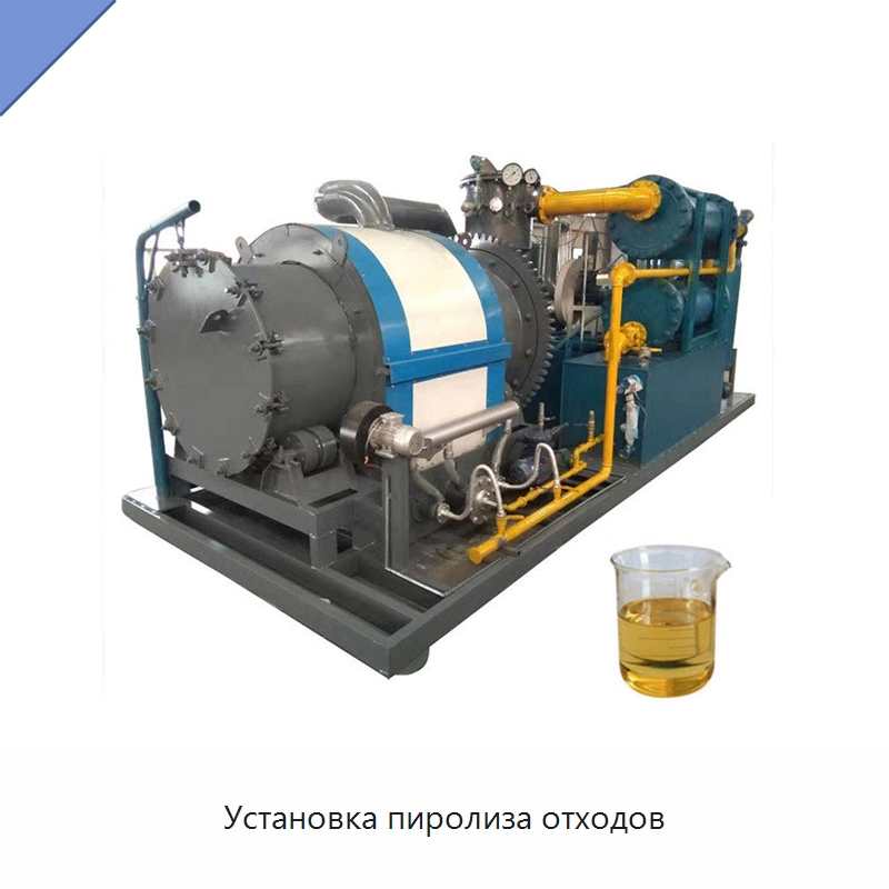 Установка пиролиза отходов — Оборудование для переработки резины
