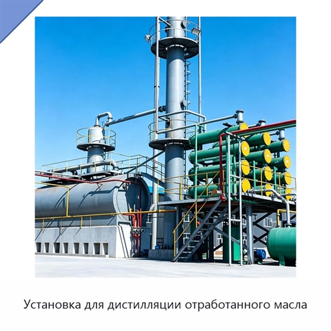 Установка для дистилляции отработанного масла