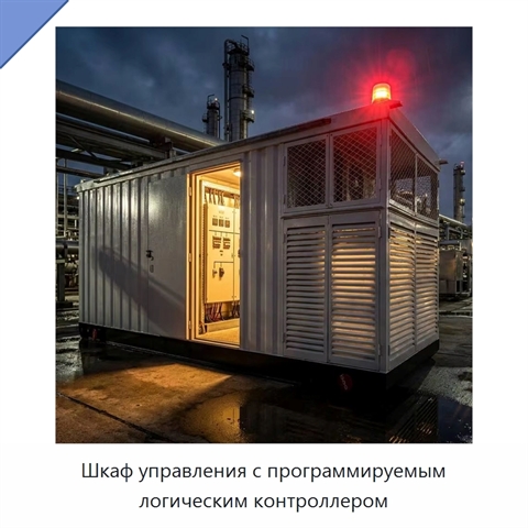 Шкаф управления с программируемым логическим контроллером
