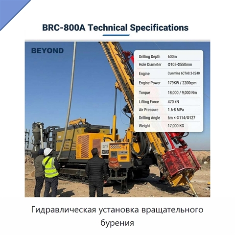 Гидравлическая установка вращательного бурения