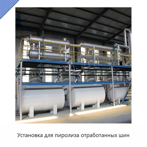 Установка для пиролиза отработанных шин