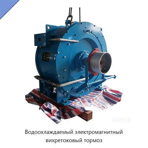 Водоохлаждаемый электромагнитный вихретоковый тормоз