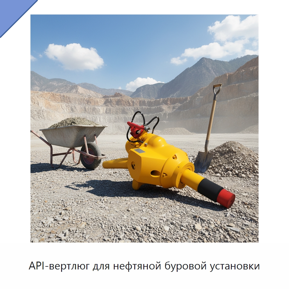 API-вертлюг для нефтяной буровой установки — Нефтепромысловое оборудование