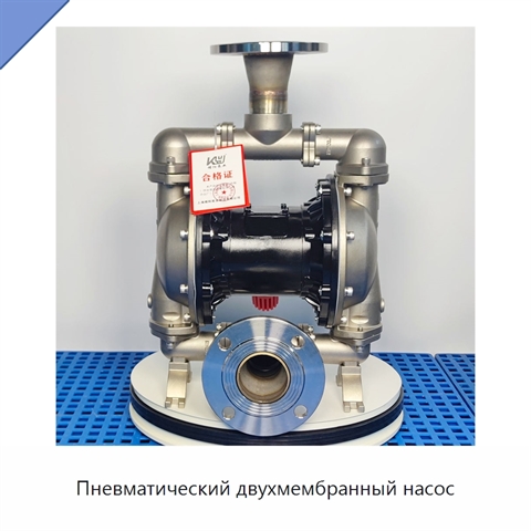 Пневматический двухмембранный насос