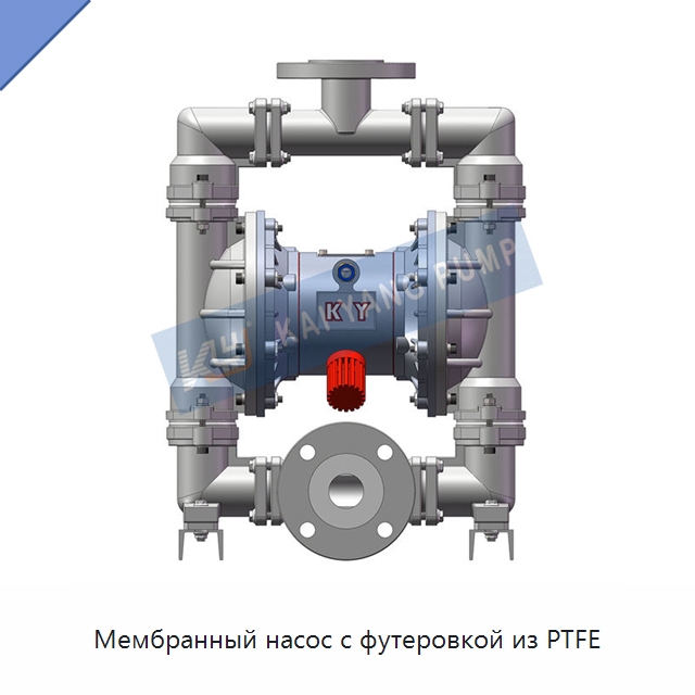 Мембранный насос с футеровкой из PTFE — Насосы