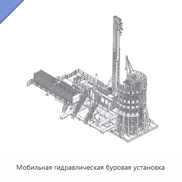 Мобильная гидравлическая буровая установка