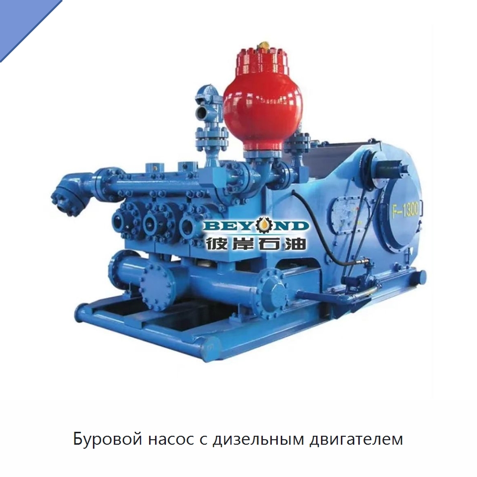 Буровой насос с дизельным двигателем — Нефтепромысловое оборудование