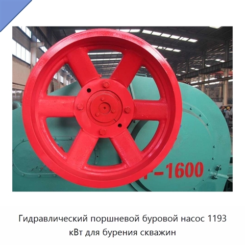 Гидравлический поршневой буровой насос 1193 кВт для бурения скважин