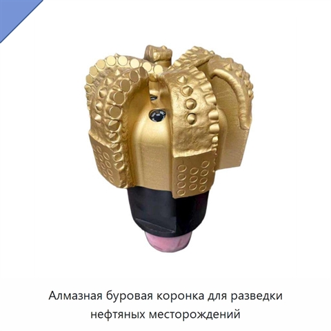 Алмазная буровая коронка для разведки нефтяных месторождений