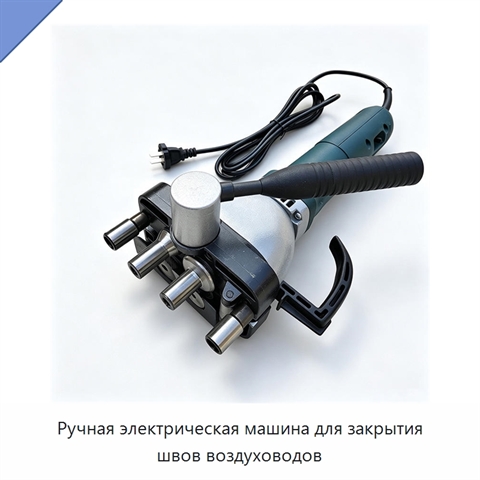 Ручная электрическая машина для закрытия швов воздуховодов