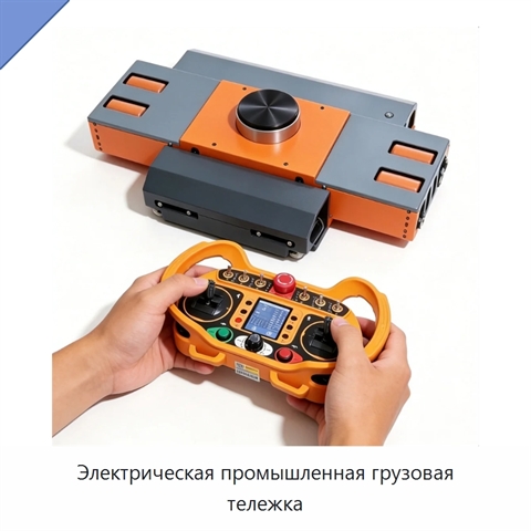 Электрическая промышленная грузовая тележка